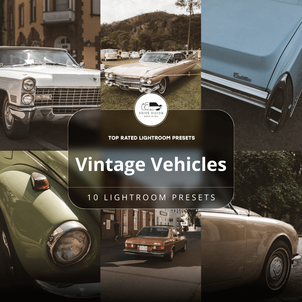 Vintage Vehicles - Car Lightroom Preset Pack (10 Presets)