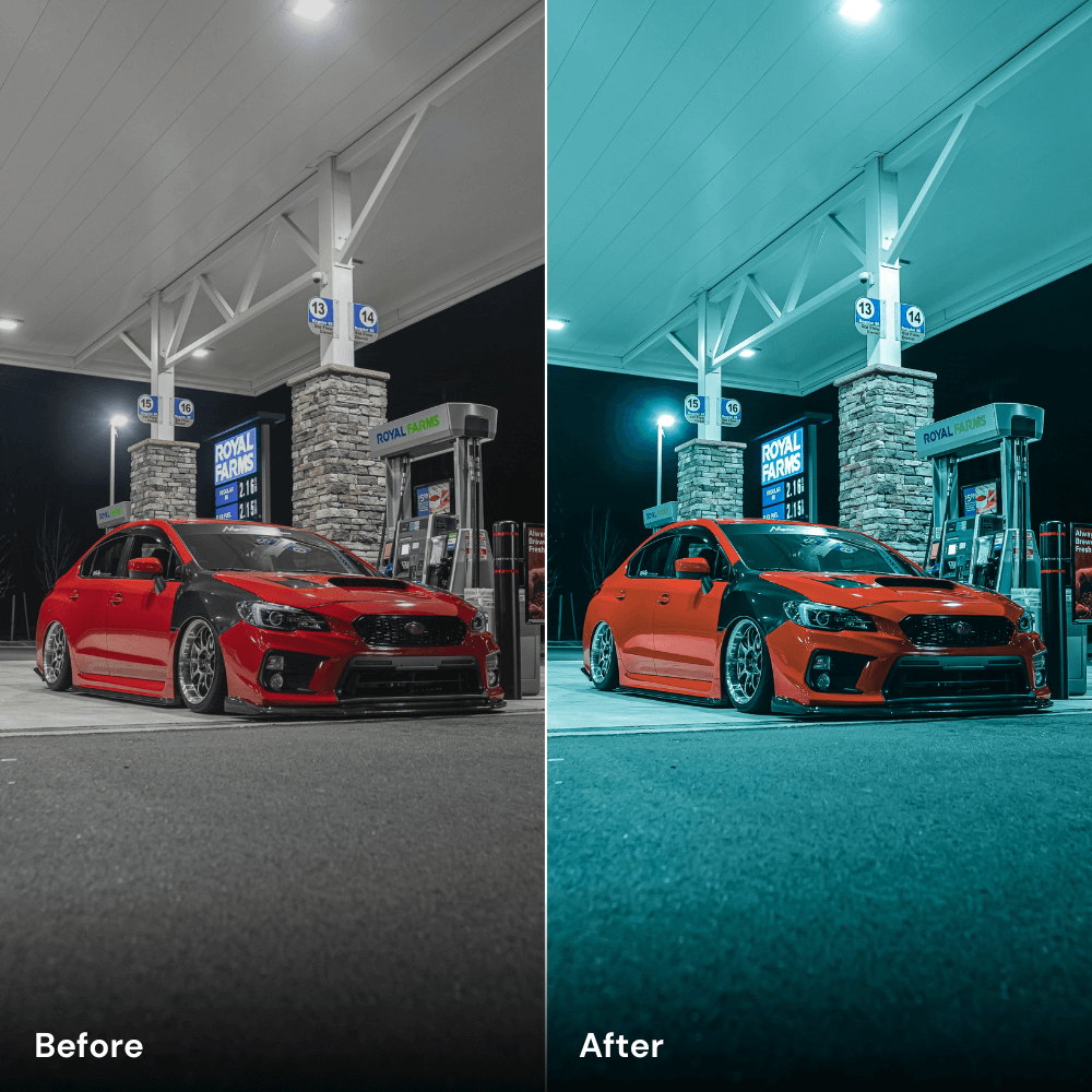 Neon Nights - Car Lightroom Preset Pack (10 Presets)