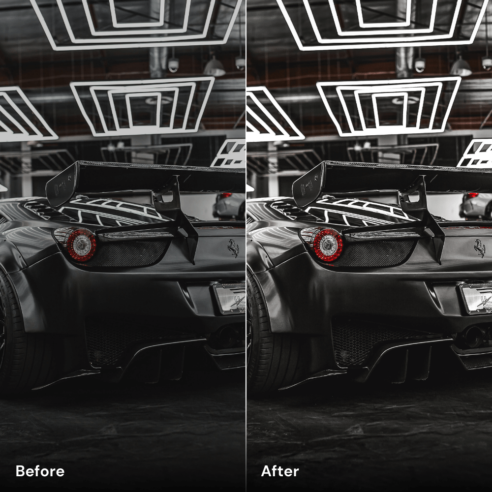 Moody Dark - Car Lightroom Preset Pack (10 Presets)