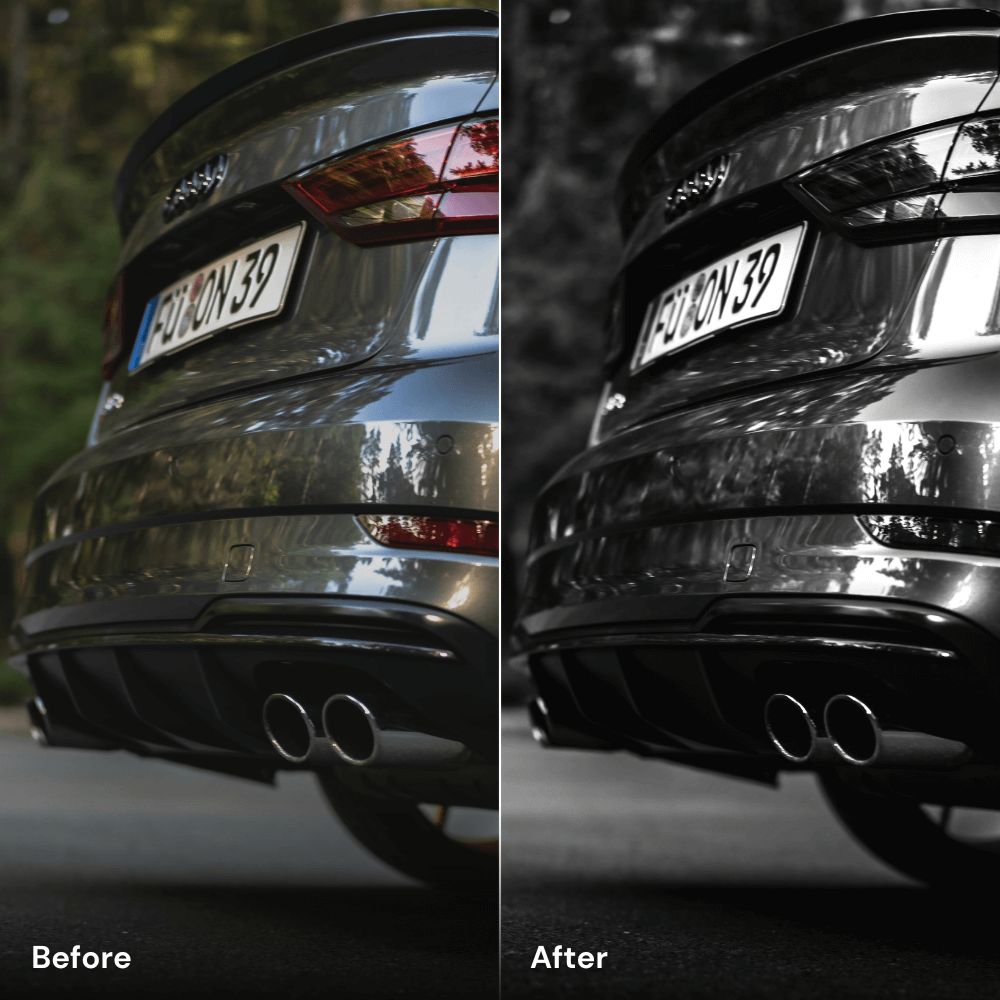 Black & White - Car Lightroom Preset Pack (10 Presets)