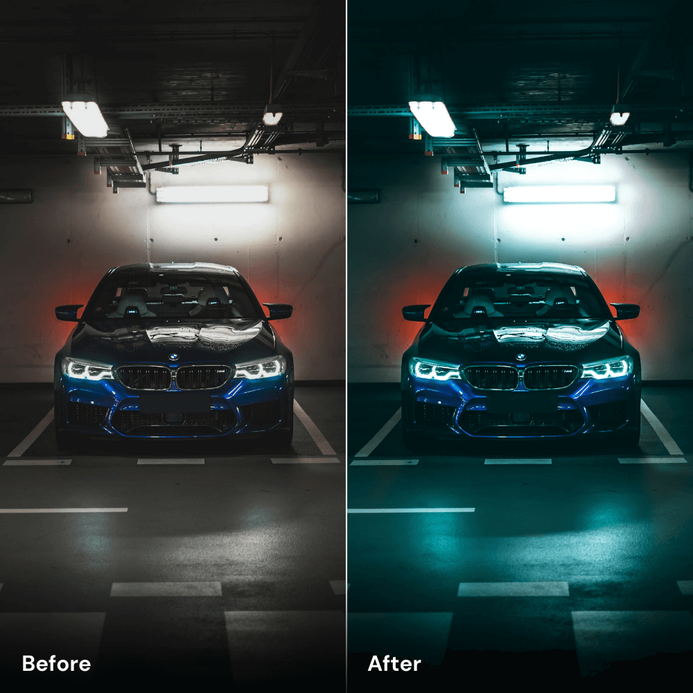 Neon Nights - Car Lightroom Preset Pack (10 Presets)