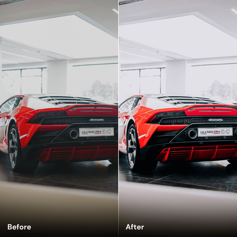 Red Elegance - Car Lightroom Preset Pack (10 Presets)